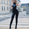 Latex High Neck Full Body Catsuit