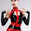 Diva Latex Arm Gauntlets – Elegant and Glossy with Thumb Cut