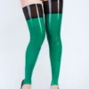 Lola Latex Stockings with Stirrup and Lacing