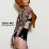High-Waist Latex Suspender Belt – Deep Cut with 4 Attachments