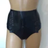 Latex Halterneck Top and Ruffle Panties Set – Sexy Two-Piece Latex Lingerie