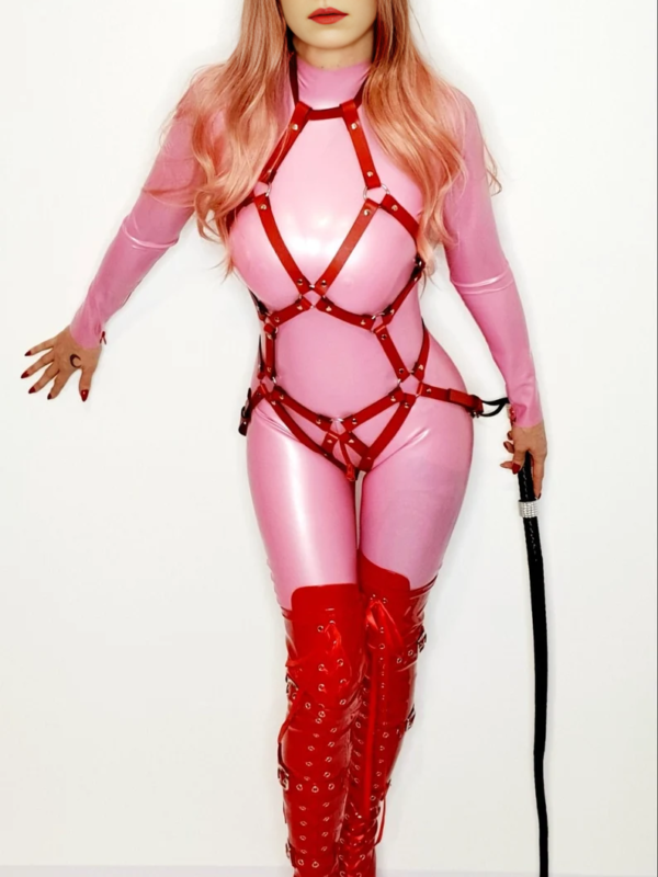 Catsuit Latex Lady Pink
