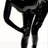 Combination Catsuit Latex Integral Full Cover Rubber Zentai