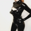 Catsuit Combination Latex 3D Cup with Zip