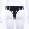 Luxe Black Latex Cheeky Knickers – Victoria Cut