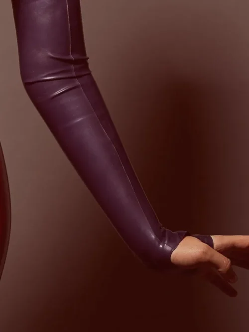 Latex Opera Sleeves - Fingerless Full Opera Length