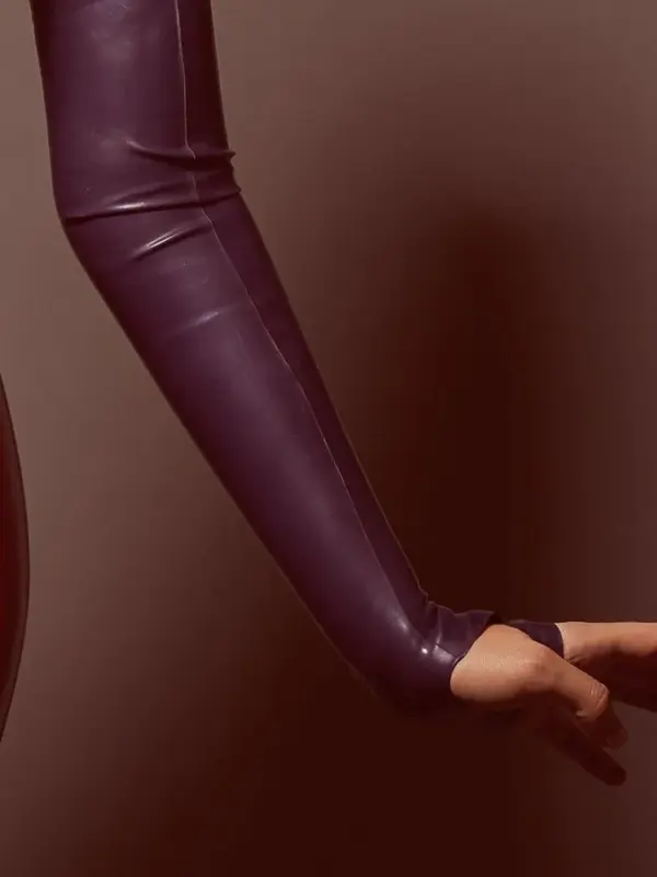 Latex Opera Sleeves - Fingerless Full Opera Length