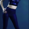 Latex Ruffle Strap Top – Fitted, Halter-Inspired