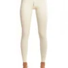White Latex Leggings with Double Slider Crotch Zipper