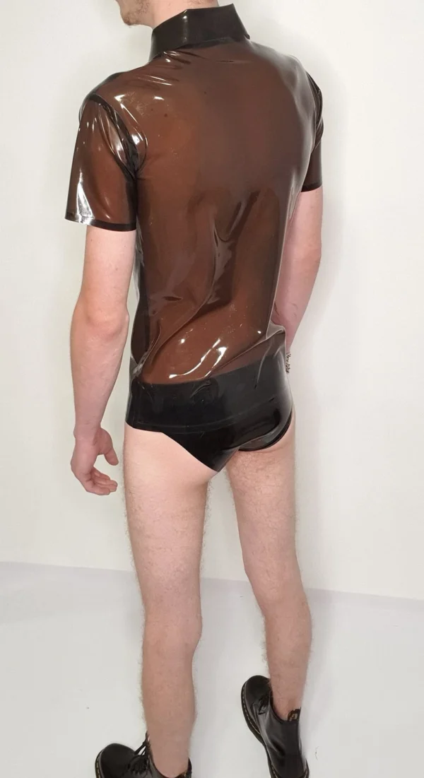 Basix Latex Briefs – Handcrafted Glossy Slip Panties with Reinforced Seams