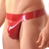 Metallic Red Latex Thong with Shaped Pouch – Seductive & Comfortable Fit