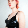 Latex Bra with Adjustable Straps in Any Colour