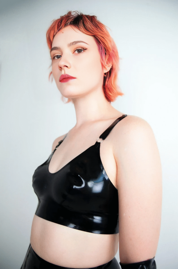 Latex Bra with Adjustable Straps in Any Colour