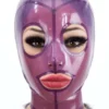 Translucent 8-Panel Latex Hood with Trimmed Eyes and Mouth