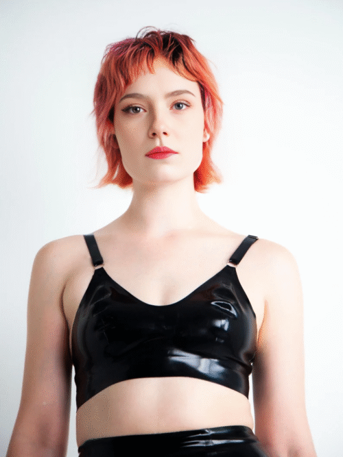 Latex Bra with Adjustable Straps in Any Colour