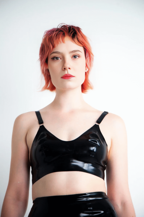 Latex Bra with Adjustable Straps in Any Colour