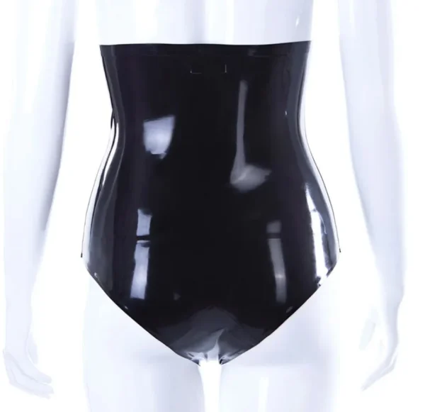 High Waist Latex Briefs