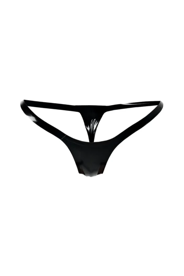 Seductive Latex Fetish Lingerie Set – Shiny BDSM Bra & Panty Duo