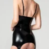 Exquisite Latex Corselette with Suspenders and Sweetheart Neckline