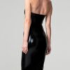 Elegant Halter Latex Pencil Dress