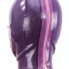 Translucent 8-Panel Latex Hood with Trimmed Eyes and Mouth