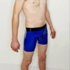 Venom Latex Boxer Shorts with Front-to-Rear Zip & Reinforced Seams