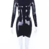 T Latex Mini Dress – Sleek, Sexy, and Sculpting