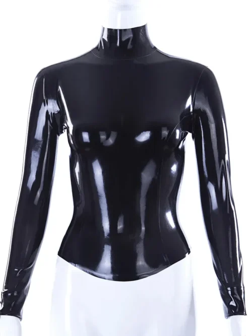 Long Sleeve High Neck with Back Zip