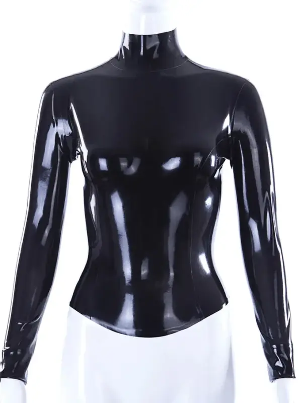 Long Sleeve High Neck with Back Zip