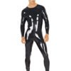 Neck Entry Latex Catsuit with Full Body Enclosure and Crotch Zip