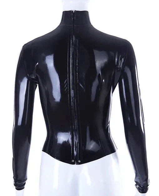 Long Sleeve High Neck with Back Zip