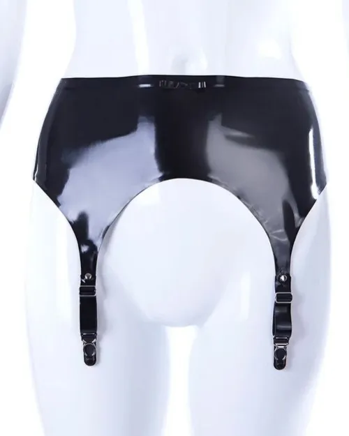 Dalila Classic 4-Strap Latex Garter Belt