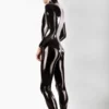 Men’s Classic High-Shine Black Latex Catsuit – Sleek Second-Skin Fit