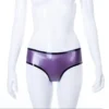 Classic Low Waist Latex Briefs – Full Rear Coverage | Shiny Black Fetish Lingerie