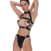 Latex Harness & Panties Set – Sexy Adjustable Wetlook Lingerie