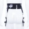 Eden Latex Belt with Detachable Suspenders