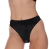 High-Shine Latex 3-Piece BDSM Lingerie Set – Harness Bra, Panties & Garter Belt