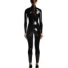 Classic Back-Zip Latex Catsuit with Underwired Top & Sculpting Seams