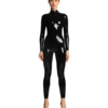 Classic Back-Zip Latex Catsuit with Underwired Top & Sculpting Seams