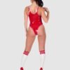Varsity Vixen Latex Bodysuit