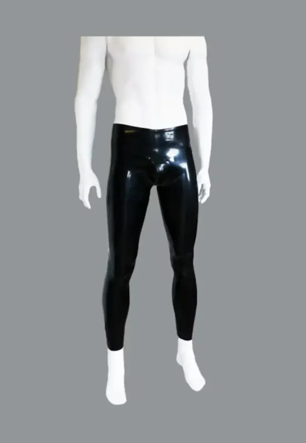 Custom Latex Pouch Front Leggings – Tailored Fit with Personalization Options