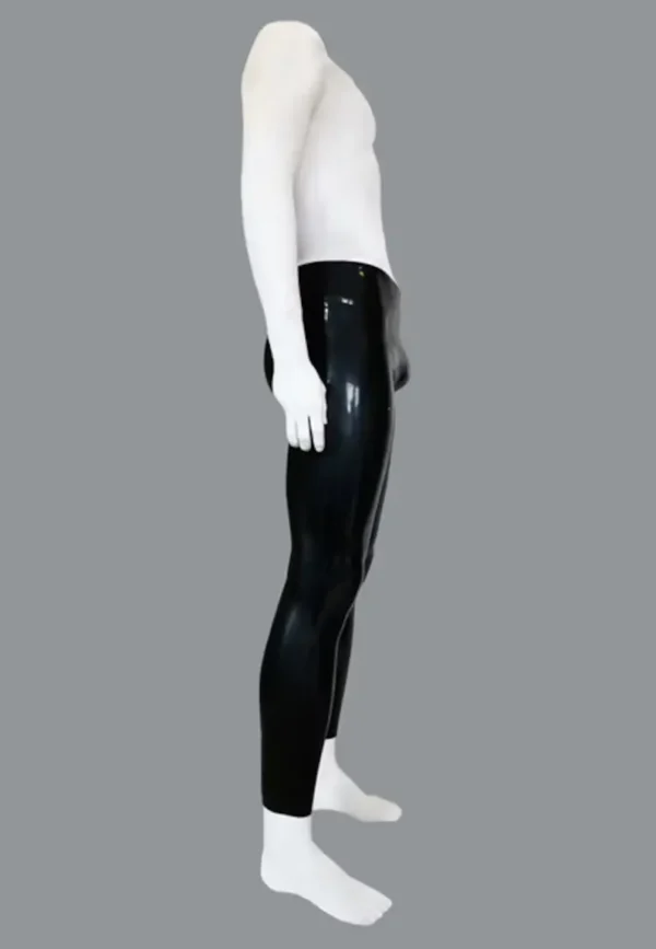 Custom Latex Pouch Front Leggings – Tailored Fit with Personalization Options