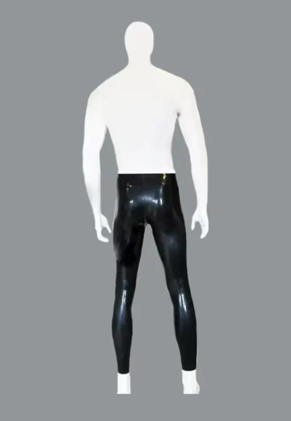 Custom Latex Pouch Front Leggings – Tailored Fit with Personalization Options
