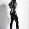 Sculpted Push-Up Latex Catsuit with 3D Buttocks Contour